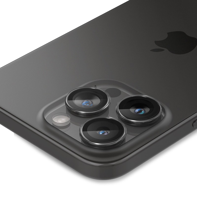 iPhone 17/16/15/14 Pro κ 17/16/15/14 Pro Max Προστασία Κάμερας Spigen Glas.tR EZ FIT Optik PRO Camera Protector 2 pcs Silver