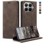 CaseMe 013 Xiaomi 15T Pro 5G Retro Leather Θήκη Βιβλίο -Coffee