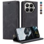 CaseMe 013 Xiaomi 15T Pro 5G Retro Leather Θήκη Βιβλίο - Black