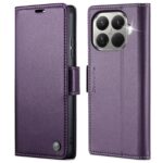 CaseMe 023 Xiaomi 15T Pro 5G RFID Θήκη Πορτοφόλι Δερμάτινη – Purple