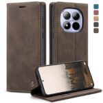 CaseMe 013 Xiaomi Redmi Note 15 Pro 5G Retro Leather Θήκη Βιβλίο -Coffee