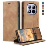 CaseMe 013 Xiaomi Redmi Note 15 Pro 5G Retro Leather Θήκη Βιβλίο -Brown