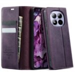 CaseMe 033 Xiaomi Redmi Note 15 Pro 5G RFID Retro Θήκη Βιβλίο Δερμάτινη – Purple
