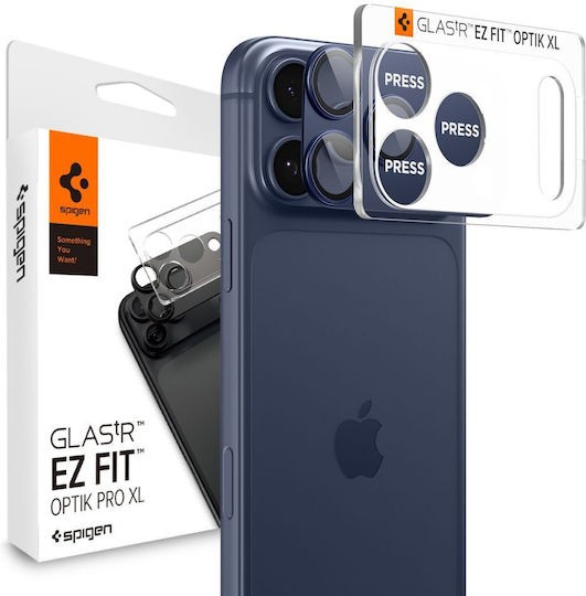 iPhone 17 Pro Προστασία Κάμερας Spigen Glas.tR EZ FIT Optik PRO XL Camera Protector Cover Blue