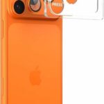 iPhone 17 Pro Προστασία Κάμερας Spigen Glas.tR EZ FIT Optik PRO XL Camera Protector Cover Orange