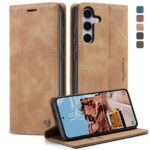 CaseMe 013 Samsung Galaxy S25/S24 5G Retro Leather Θήκη Βιβλίο -Brown