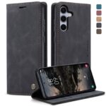 CaseMe 013 Samsung Galaxy S25/S24 5G Retro Leather Θήκη Βιβλίο -Black