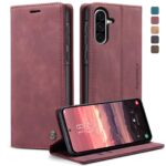 CaseMe 013 Samsung Galaxy A36 5G Retro Leather Θήκη Βιβλίο -Red