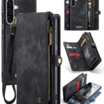 CaseMe 008 Samsung Galaxy A36 5G Θήκη Πορτοφόλι με Αποσπώμενη Θήκη Σιλικόνης -Black