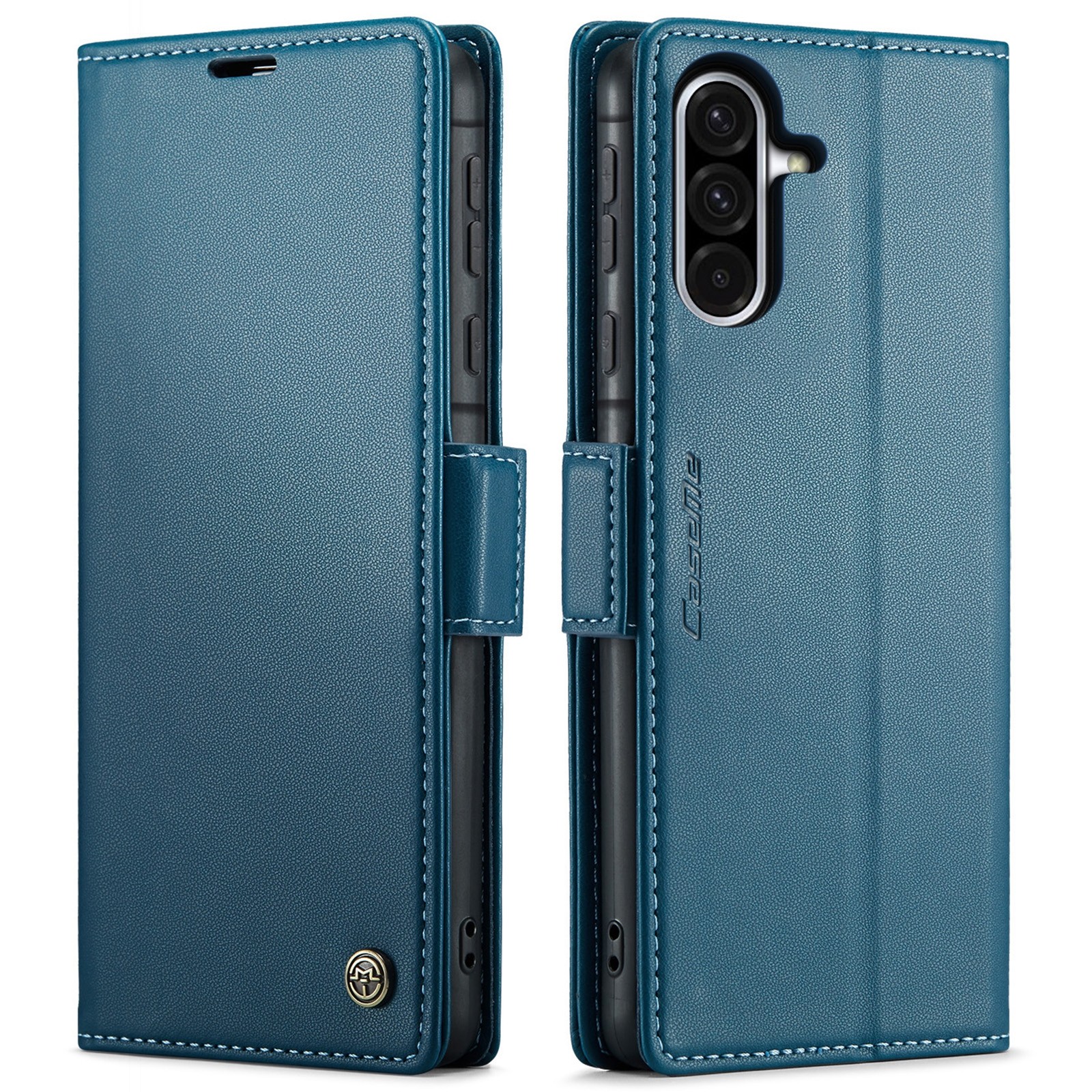 CaseMe 023 Samsung Galaxy A36 5G RFID Θήκη Πορτοφόλι Δερμάτινη – Blue