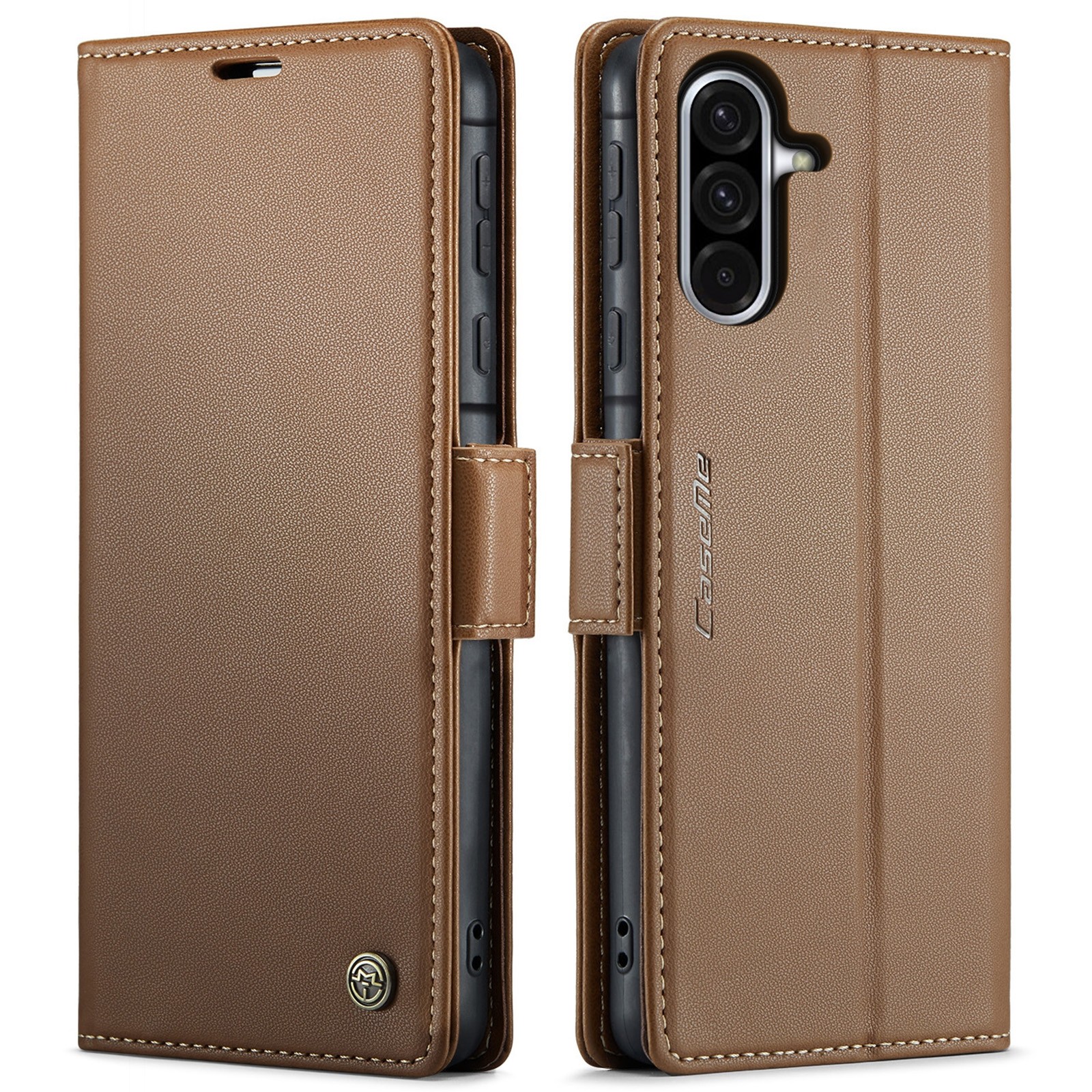 CaseMe 023 Samsung Galaxy A36 5G RFID Θήκη Πορτοφόλι Δερμάτινη –Brown