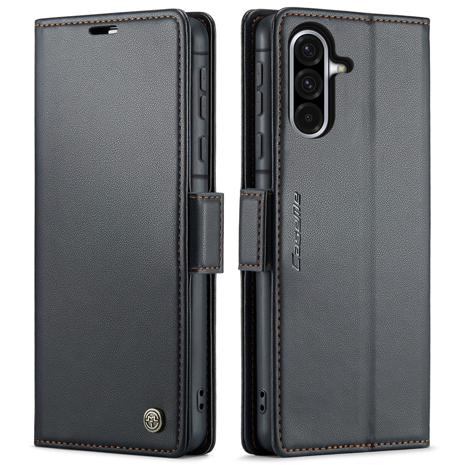 CaseMe 023 Samsung Galaxy A36 5G RFID Θήκη Πορτοφόλι Δερμάτινη –Black