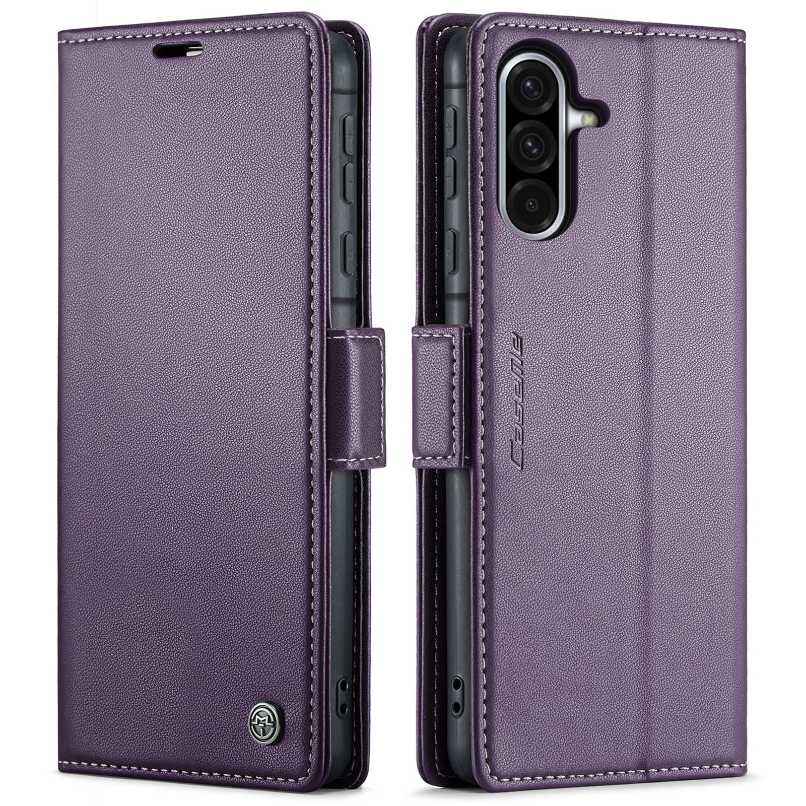 CaseMe 023 Samsung Galaxy A36 5G RFID Θήκη Πορτοφόλι Δερμάτινη –Purple