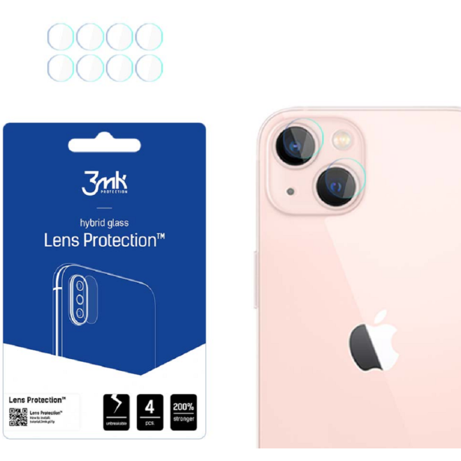 Iphone 14 Προστασία Κάμερας 3mk Lens Protection Camera Glass 4 pcs