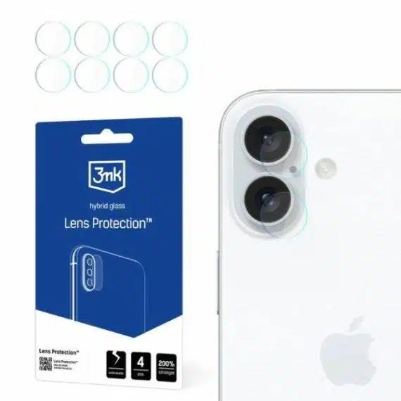 Iphone 16 Προστασία Κάμερας 3mk Lens Protection Camera Glass 4 pcs
