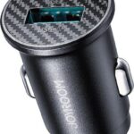 Joyroom JR-CCN16 Mini Φορτιστής Αυτοκινήτου με 2 Θύρες 1xUSB-A Και 1xUSB-C 15W Μαύρος
