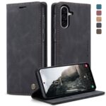 CaseMe 013 Samsung Galaxy A56 5G Retro Leather Θήκη Βιβλίο -Black