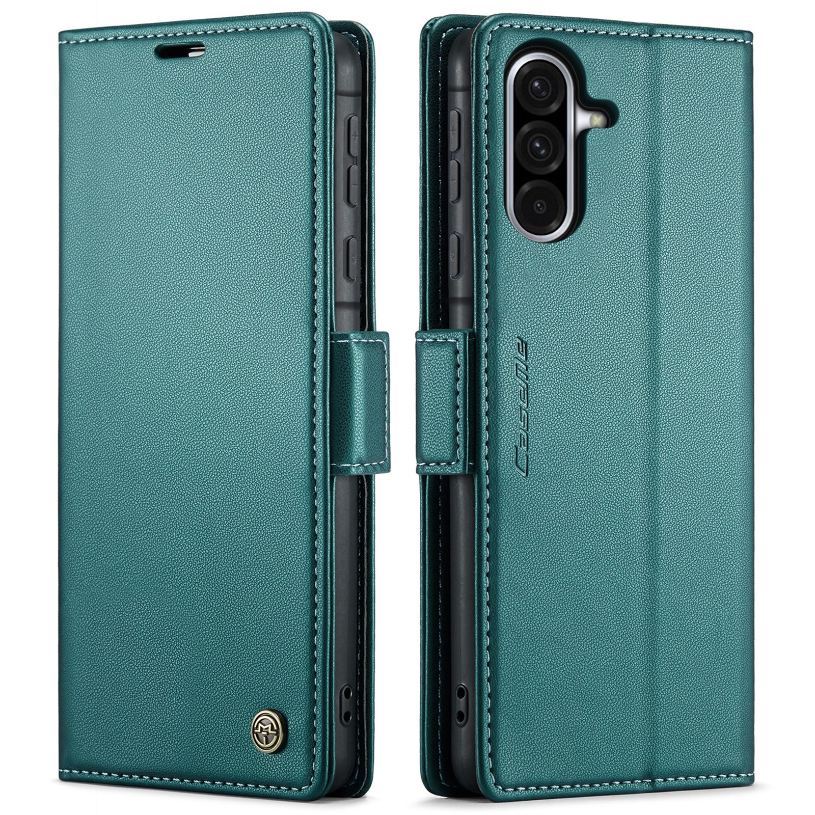 CaseMe 023 Samsung Galaxy A56 5G RFID Θήκη Πορτοφόλι Δερμάτινη – Green