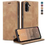 CaseMe 013 Samsung Galaxy A26 5G Retro Leather Θήκη Βιβλίο–Brown