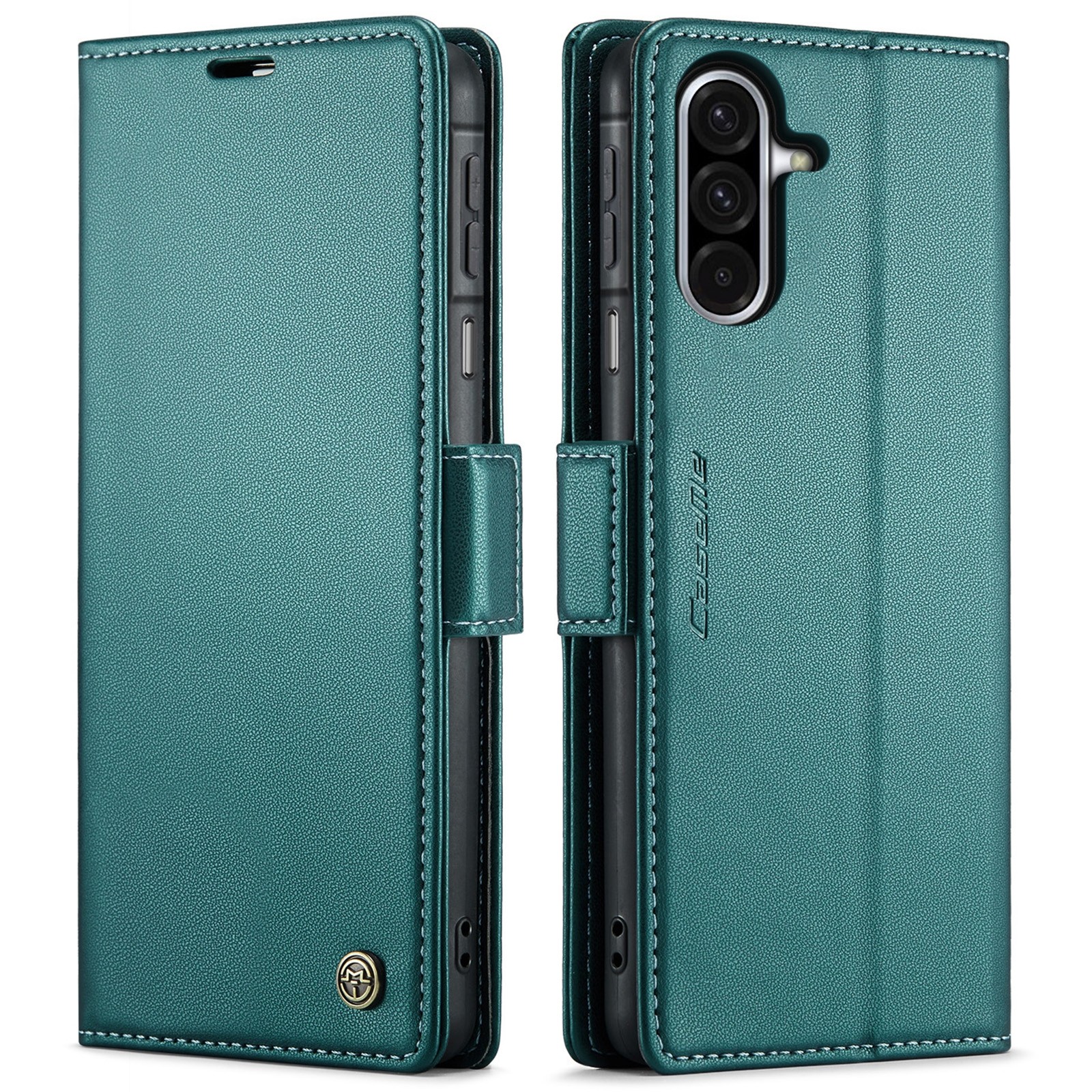 CaseMe 023 Samsung Galaxy A26 5G RFID Θήκη Πορτοφόλι Δερμάτινη –Green