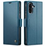 CaseMe 023 Samsung Galaxy A26 5G RFID Θήκη Πορτοφόλι Δερμάτινη –Blue