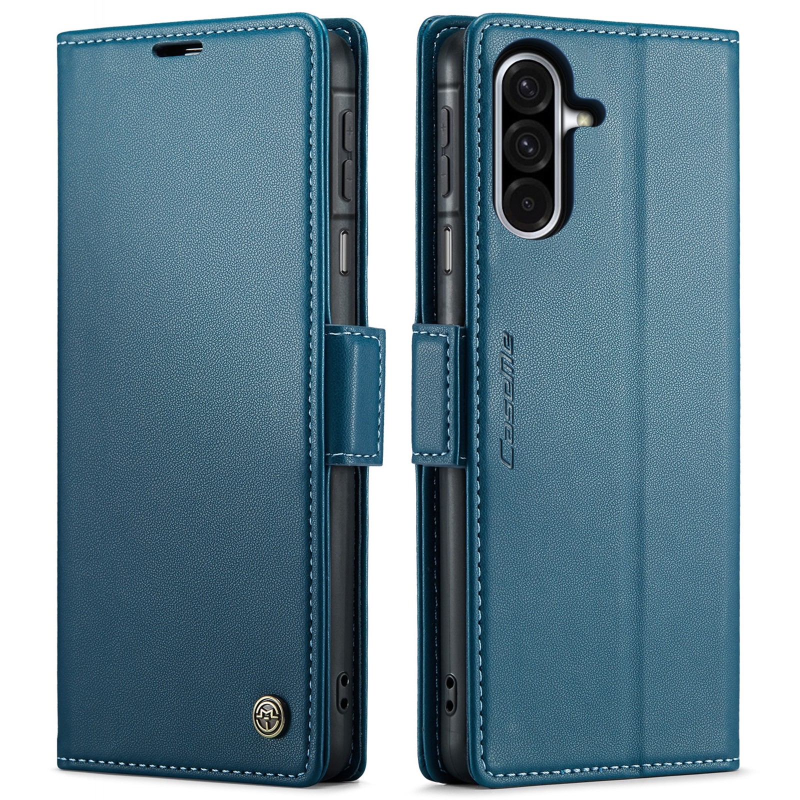 CaseMe 023 Samsung Galaxy A26 5G RFID Θήκη Πορτοφόλι Δερμάτινη –Blue