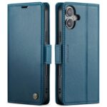 CaseMe 023 iPhone 17 RFID Θήκη Πορτοφόλι Δερμάτινη –Blue