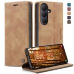 CaseMe 013 Samsung Galaxy S26 Plus 5G Retro Leather Θήκη Βιβλίο - Brown
