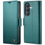 CaseMe 023 Samsung Galaxy S26 Plus 5G RFID Θήκη Πορτοφόλι Δερμάτινη –Green