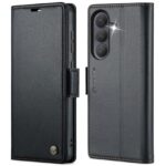 CaseMe 023 Samsung Galaxy S26 Plus 5G RFID Θήκη Πορτοφόλι Δερμάτινη –Black
