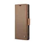 CaseMe 023 Samsung Galaxy S24 Ultra 5G RFID Θήκη Πορτοφόλι Δερμάτινη –Brown