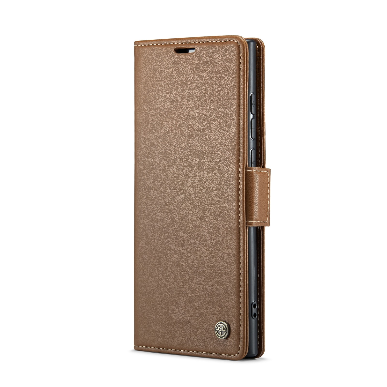 CaseMe 023 Samsung Galaxy S24 Ultra 5G RFID Θήκη Πορτοφόλι Δερμάτινη –Brown