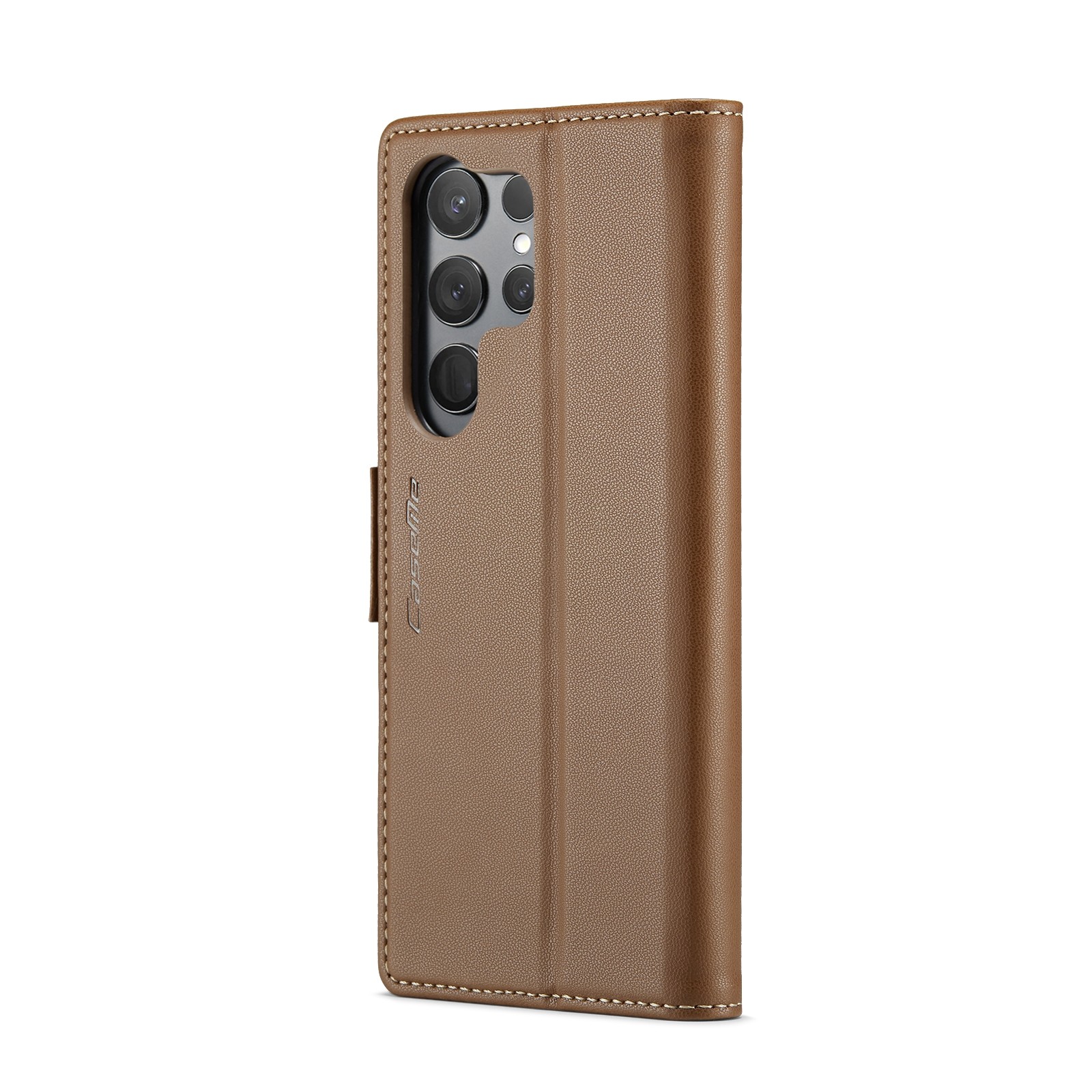 CaseMe 023 Samsung Galaxy S24 Ultra 5G RFID Θήκη Πορτοφόλι Δερμάτινη –Brown