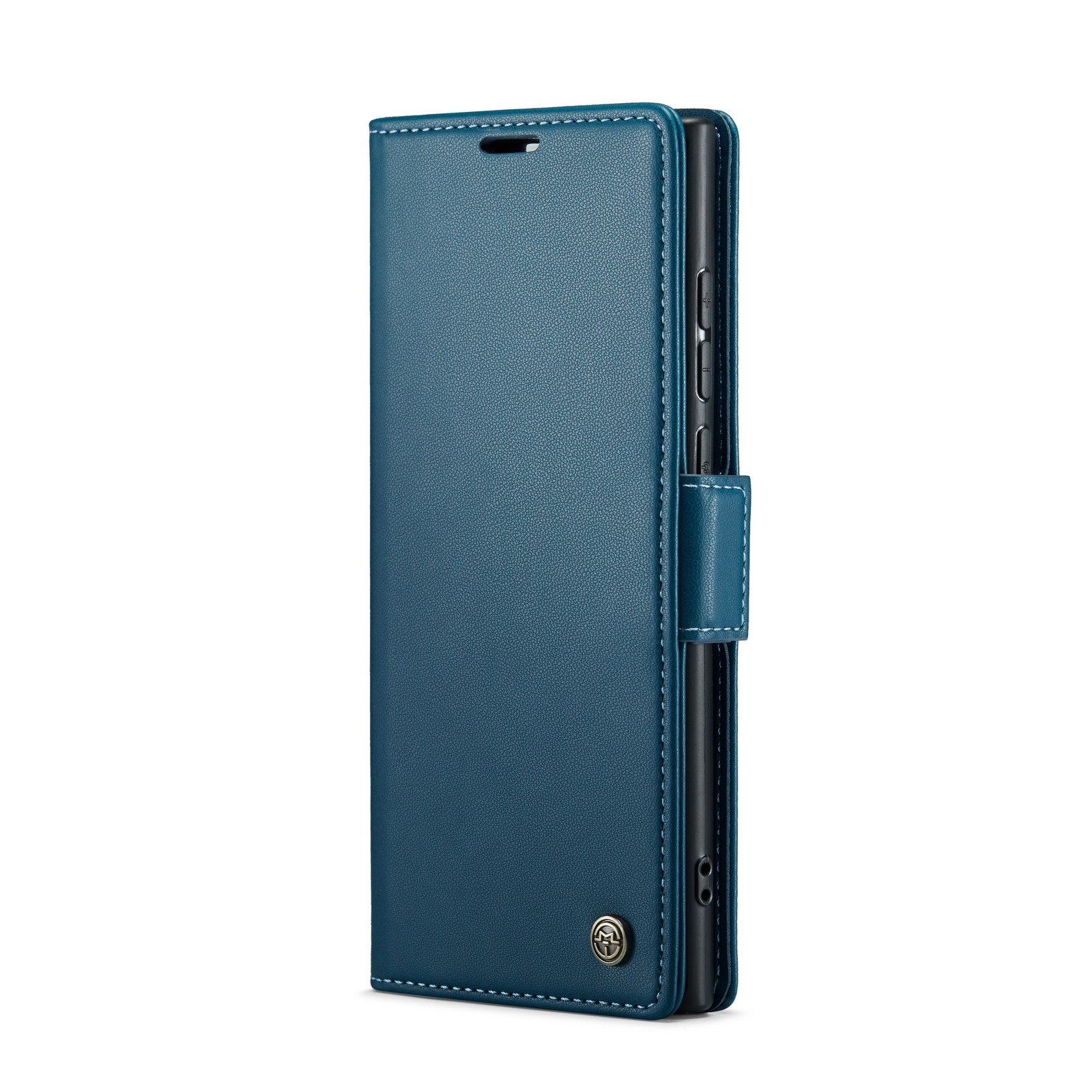 CaseMe 023 Samsung Galaxy S24 Ultra 5G RFID Θήκη Πορτοφόλι Δερμάτινη –Blue