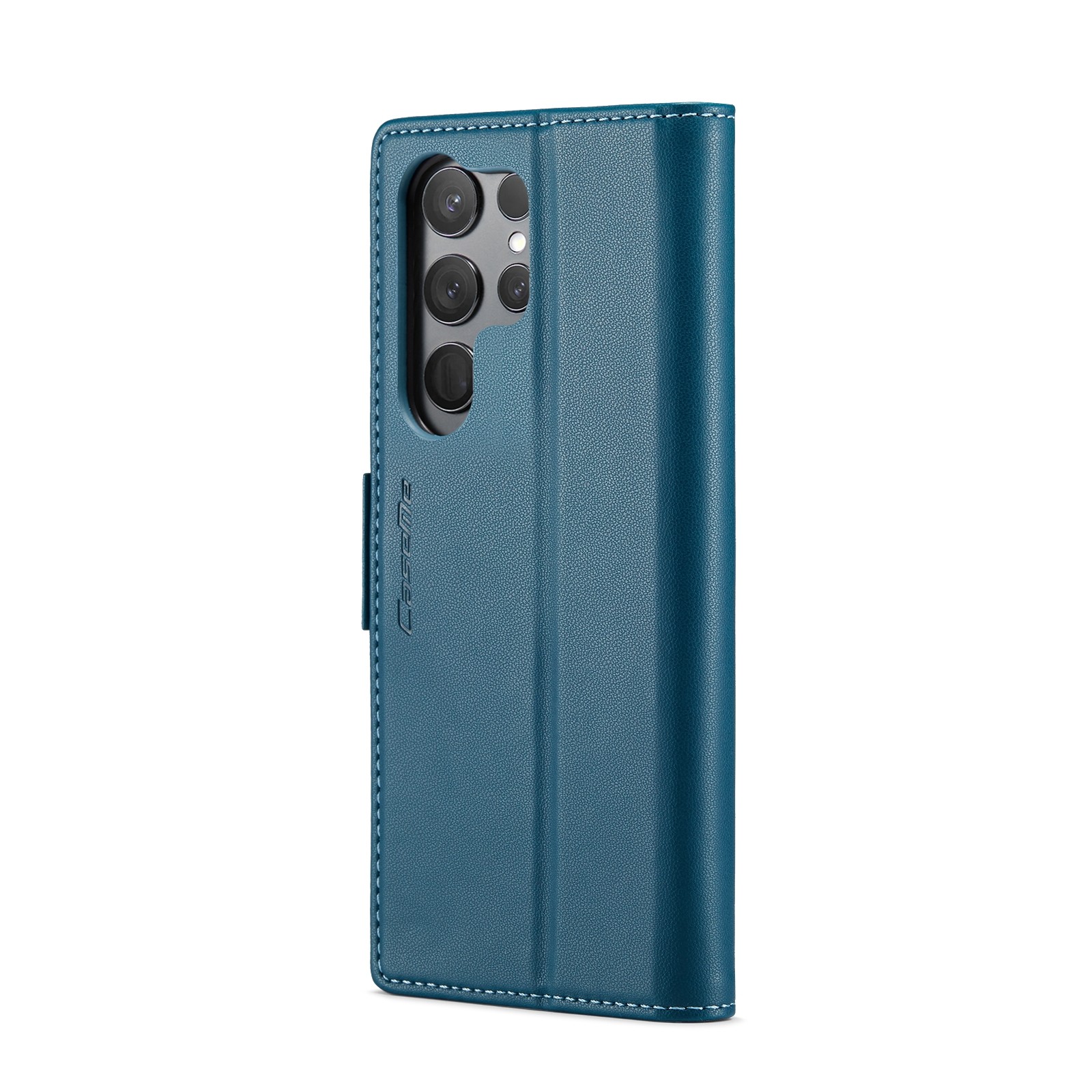 CaseMe 023 Samsung Galaxy S24 Ultra 5G RFID Θήκη Πορτοφόλι Δερμάτινη –Blue