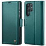 CaseMe 023 Samsung Galaxy S24 Ultra 5G RFID Θήκη Πορτοφόλι Δερμάτινη –Pearly Blue