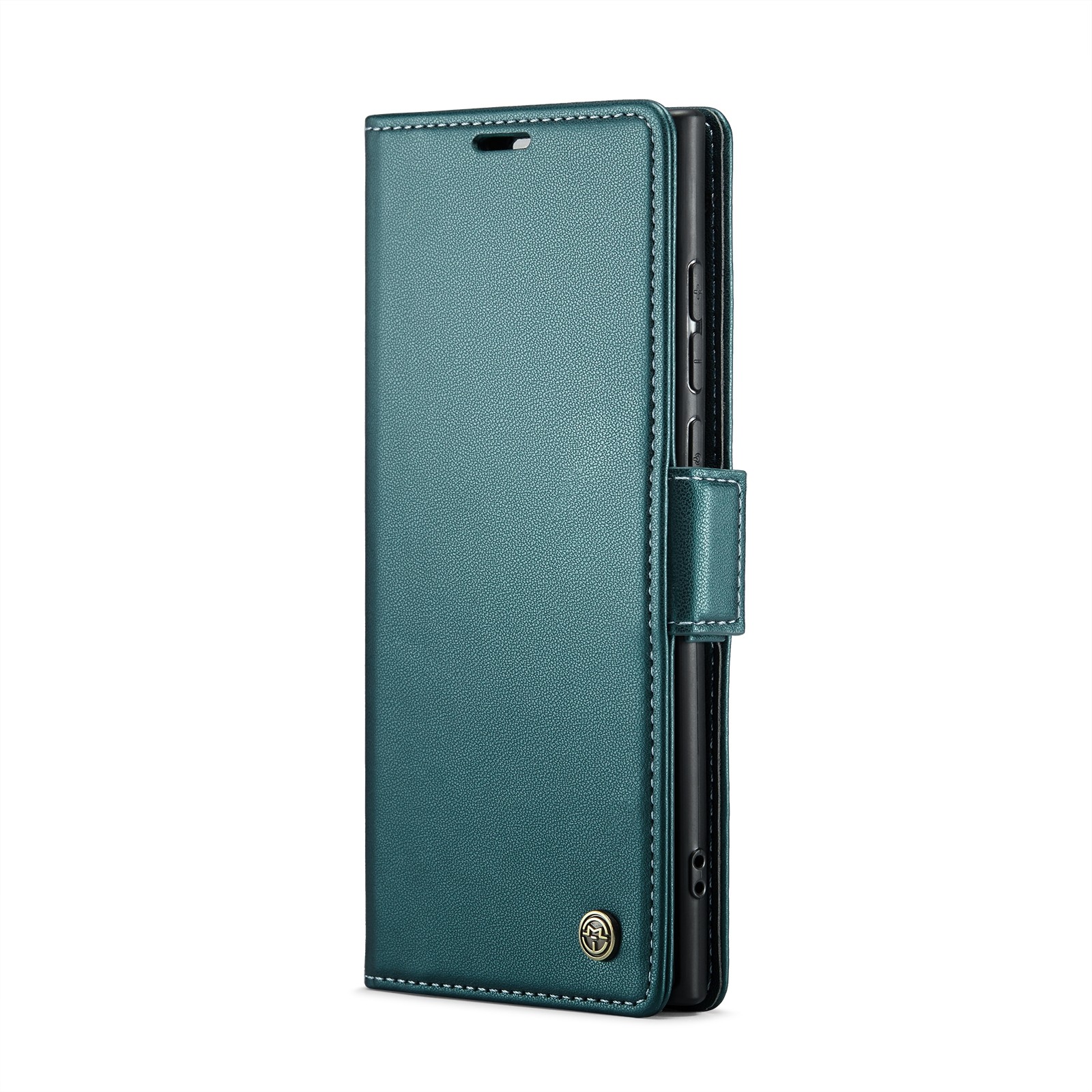 CaseMe 023 Samsung Galaxy S24 Ultra 5G RFID Θήκη Πορτοφόλι Δερμάτινη –Pearly Blue