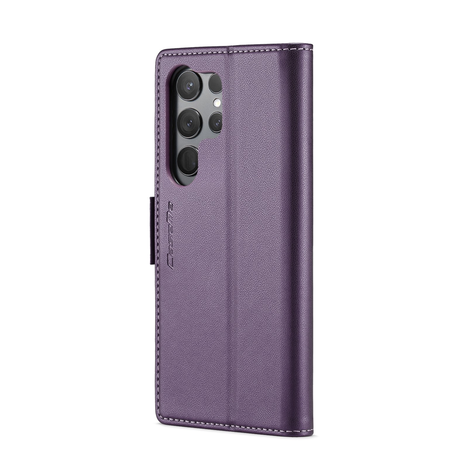CaseMe 023 Samsung Galaxy S24 Ultra 5G RFID Θήκη Πορτοφόλι Δερμάτινη –Pearly Purple