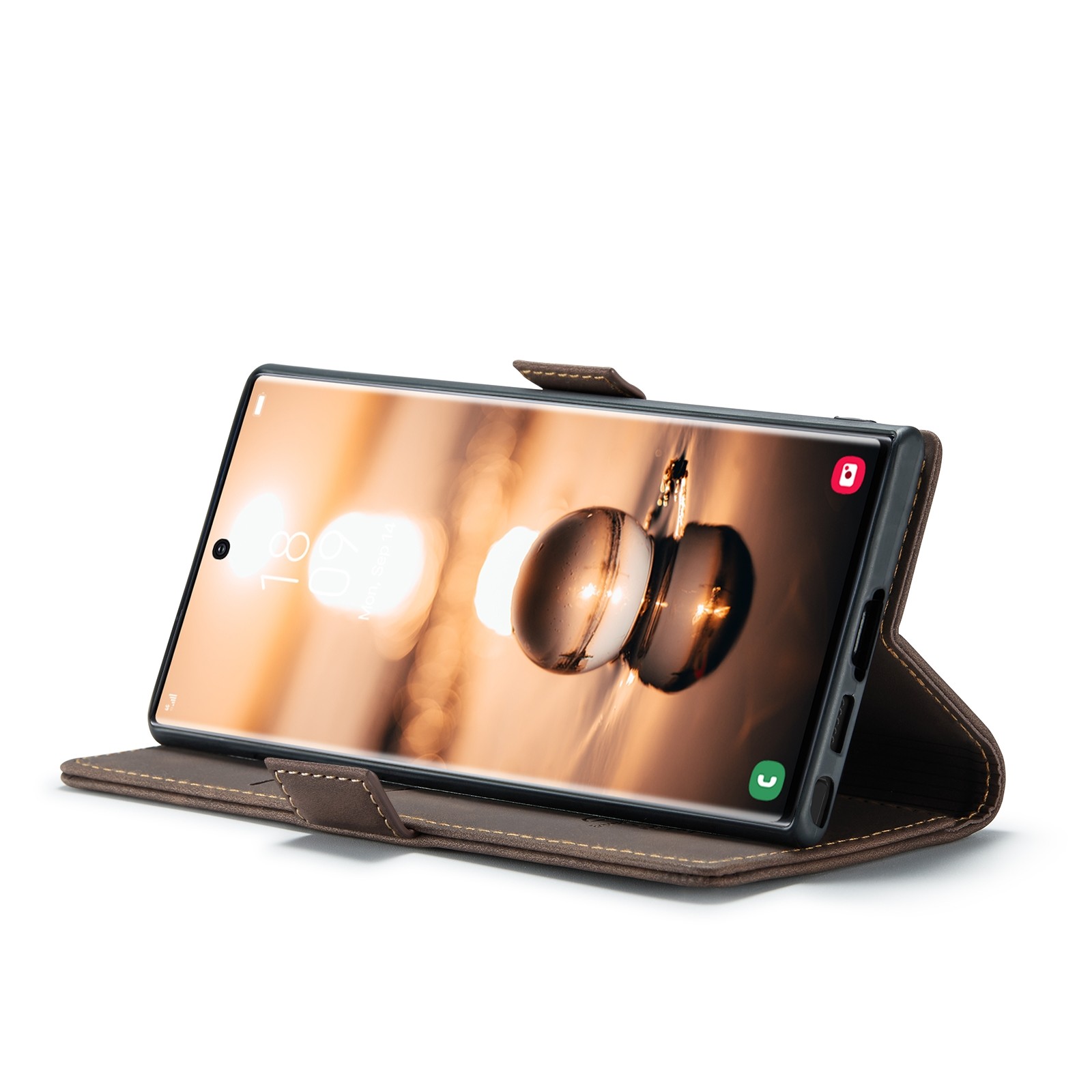 CaseMe 013 Samsung Galaxy S24 Ultra 5G Retro Leather Θήκη Βιβλίο -Coffee