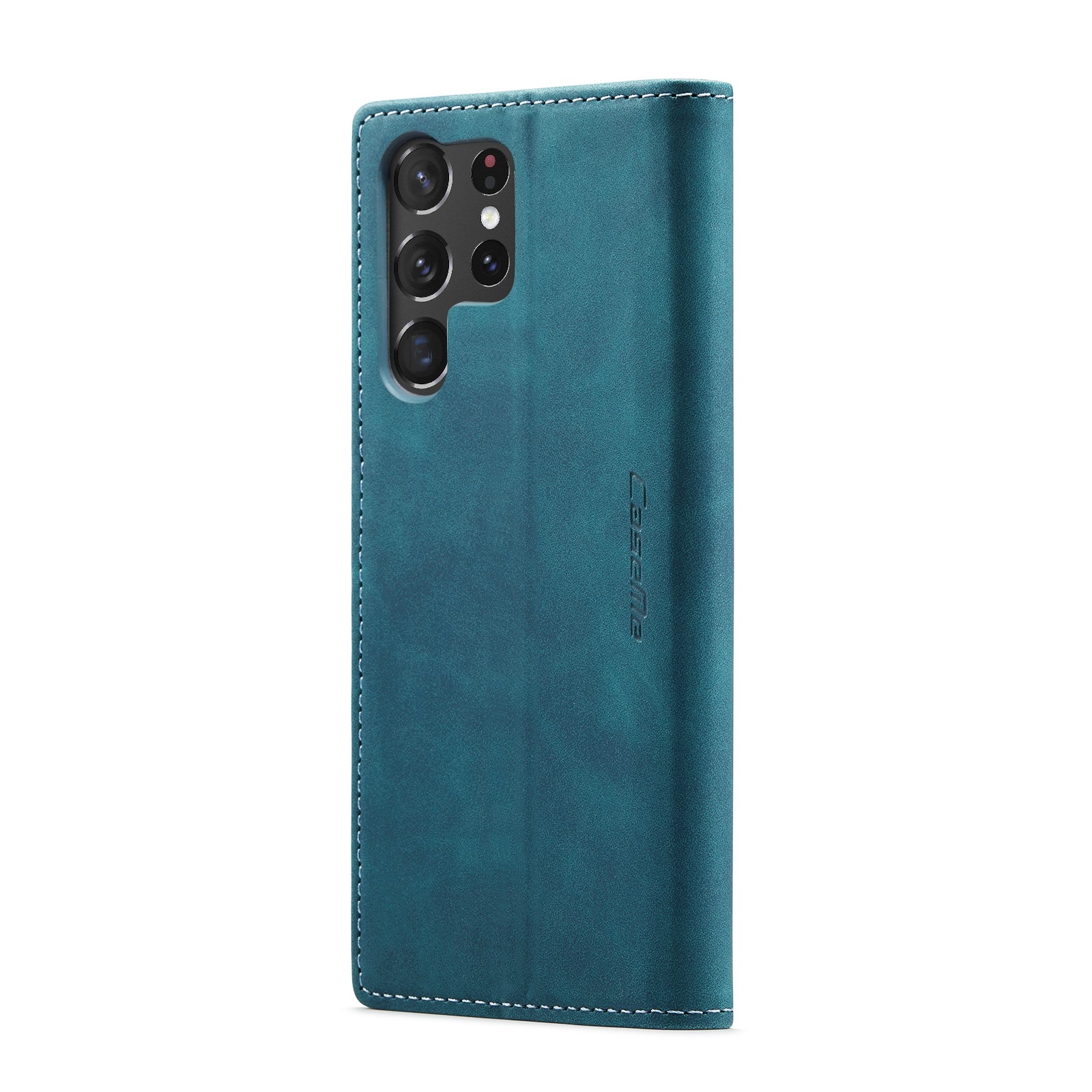 CaseMe 013 Samsung Galaxy S24 Ultra 5G Retro Leather Θήκη Βιβλίο -Blue