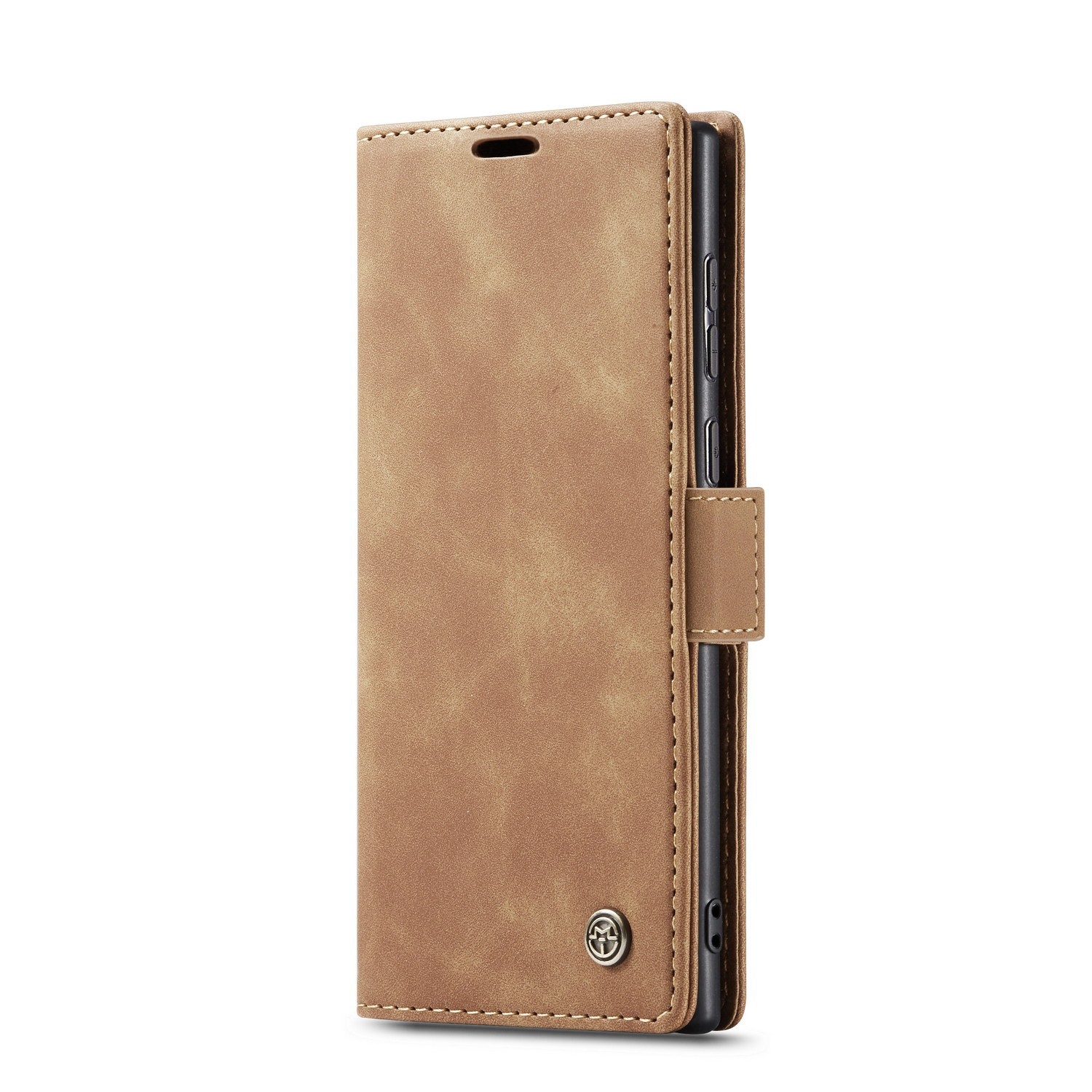 CaseMe 013 Samsung Galaxy S24 Ultra 5G Retro Leather Θήκη Βιβλίο - Brown