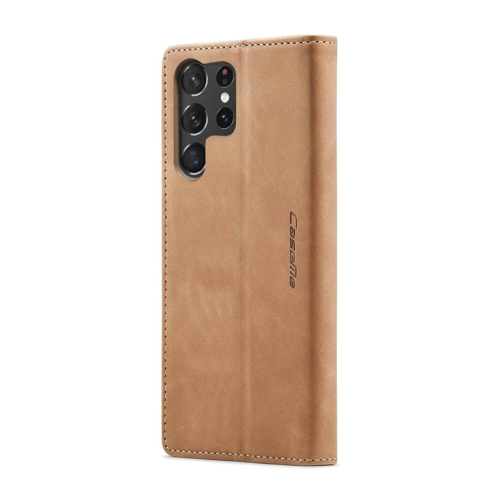 CaseMe 013 Samsung Galaxy S24 Ultra 5G Retro Leather Θήκη Βιβλίο - Brown