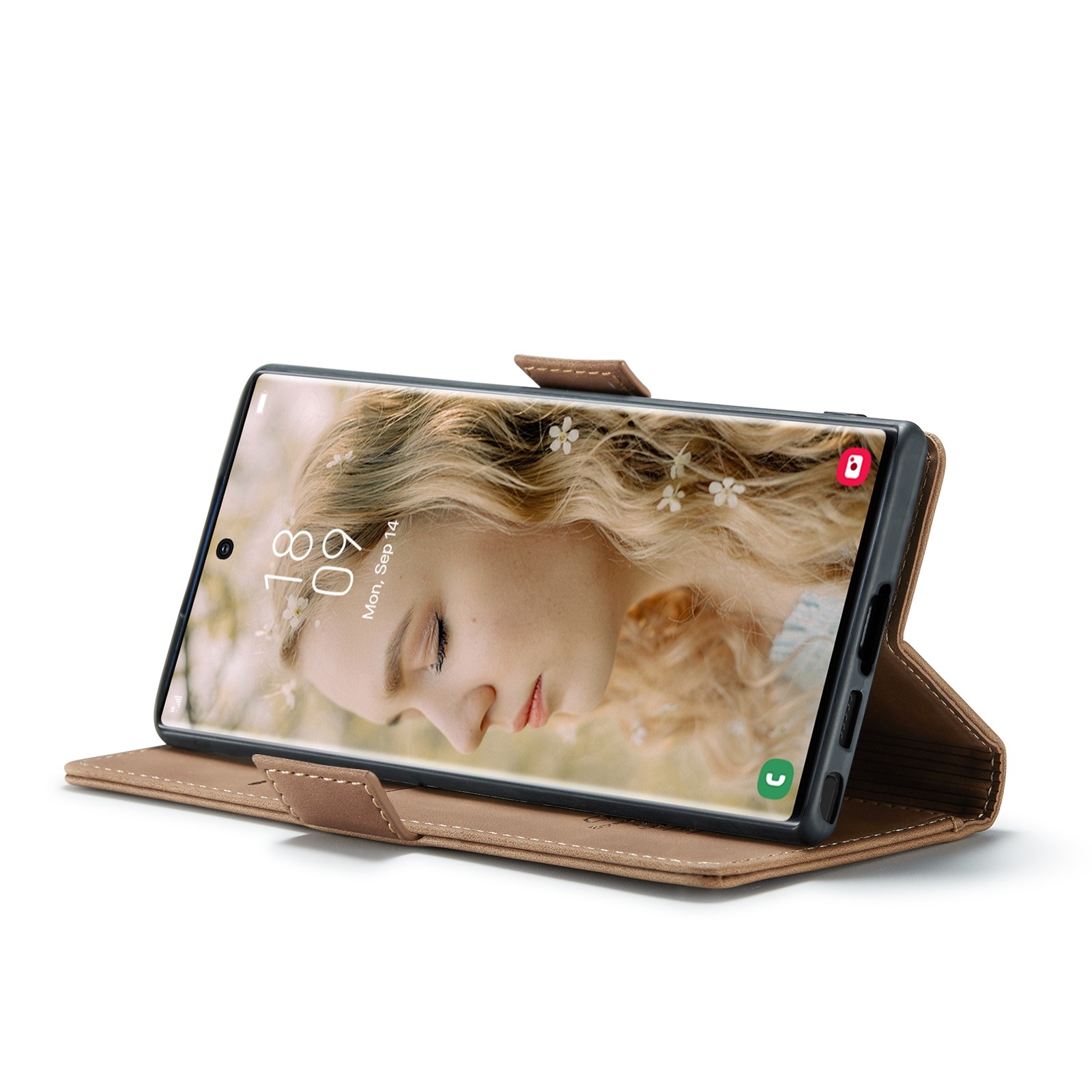 CaseMe 013 Samsung Galaxy S24 Ultra 5G Retro Leather Θήκη Βιβλίο - Brown