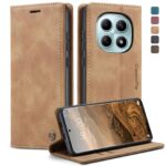 CaseMe 013 Xiaomi Redmi Note 15 4G/5G Retro Leather Θήκη Βιβλίο -Brown