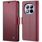 CaseMe 023 Xiaomi Redmi Note 15 Pro 4G RFID Θήκη Πορτοφόλι Δερμάτινη –Red