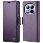 CaseMe 023 Xiaomi Redmi Note 15 Pro 4G RFID Θήκη Πορτοφόλι Δερμάτινη –Purple