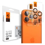 iPhone 17/16/15/14 Pro κ 17/16/15/14 Pro Max Προστασία Κάμερας Spigen Glas.tR EZ FIT Optik PRO Camera Protector 2 pcs Orange