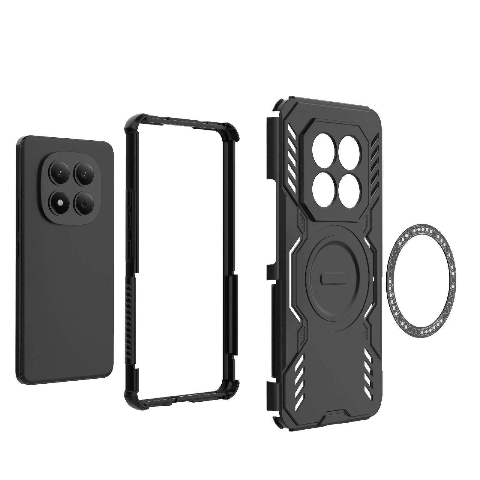 Xiaomi Redmi Note 15 Pro 4G Butterfly Armor MagSafe Magnetic Ring Shockproof Blue -Θήκη Σκληρή