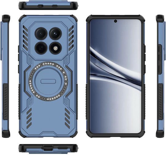 Xiaomi Redmi Note 15 Pro 4G Butterfly Armor MagSafe Magnetic Ring Shockproof Blue -Θήκη Σκληρή