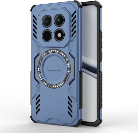 Xiaomi Redmi Note 15 Pro 4G Butterfly Armor MagSafe Magnetic Ring Shockproof Blue -Θήκη Σκληρή